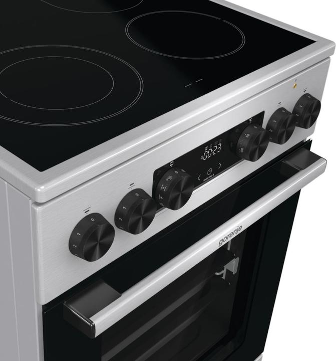 Produktbild Gorenje GECS5C70XA cooker Freestanding cooker Ceramic Stainless steel A