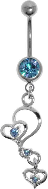 Image du produit Bijouteria Piercing nombril (Acier inoxydable, Laiton, Cristallin)