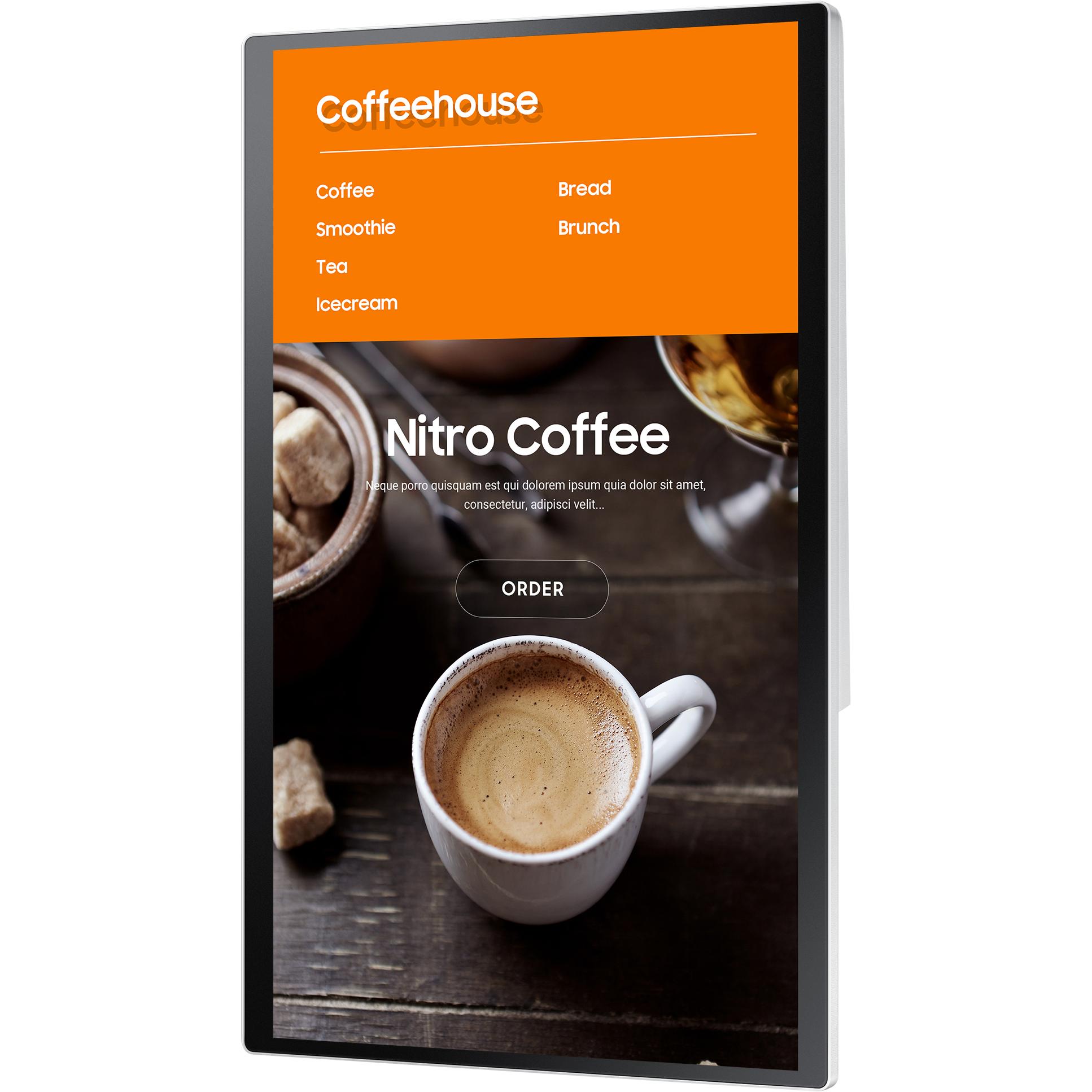 Samsung KM24A (1920 x 1080 Pixel, 23.80"), Digital Signage, Weiss