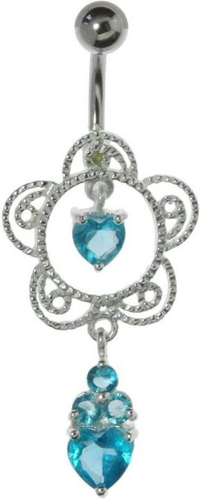 Image du produit Bijouteria Piercing nombril (Acier inoxydable, Argent 925, Cristallin)