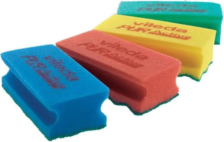Produktbild Vileda Professional Pur Active Sponge red (123112) (10 Stk.)