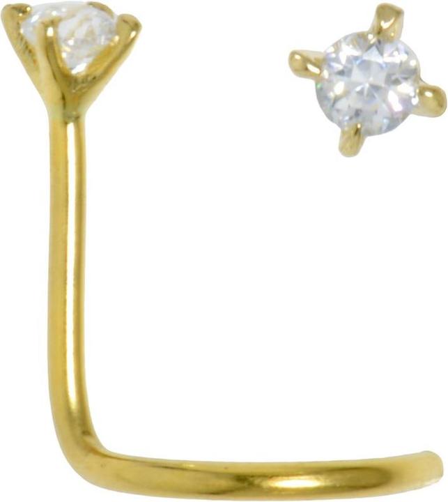Image du produit Bijouteria Piercing nez (Cristallin, Or)