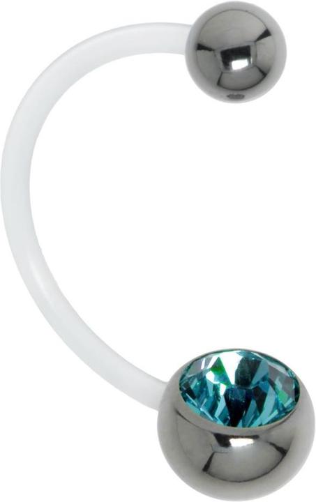 Turquoise, Silver, Transparent
