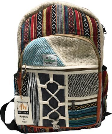 Actual product image Bekos Large Hemp Fibre Daypack Backpack