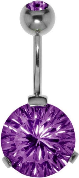 Actual product image Bijouteria Bellypiercing (Stainless steel, Crystal)