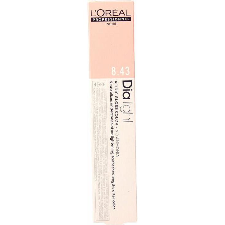 L'Oréal Professionnel, Haarfarbe, DIA LIGHT gel-creme acide sans amoniaque #8,43 50 ml (#8.43)