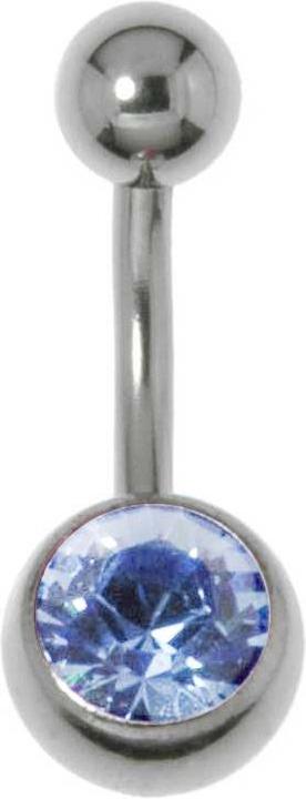 Actual product image Bijouteria Bellypiercing (Crystal, Titanium)