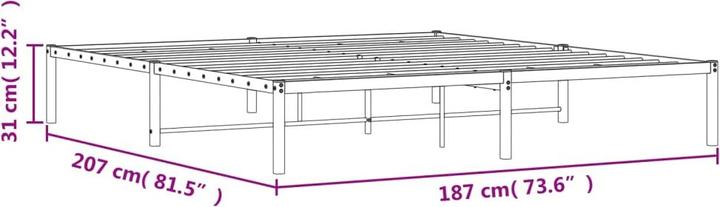 Image du produit vidaXL Bettgestell (180 x 200 cm)