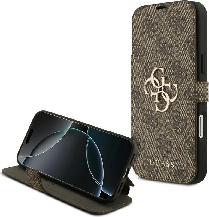 Guess - Book 4G - iPhone 17 Pro Max - Brown (Apple iPhone 17 Pro Max)