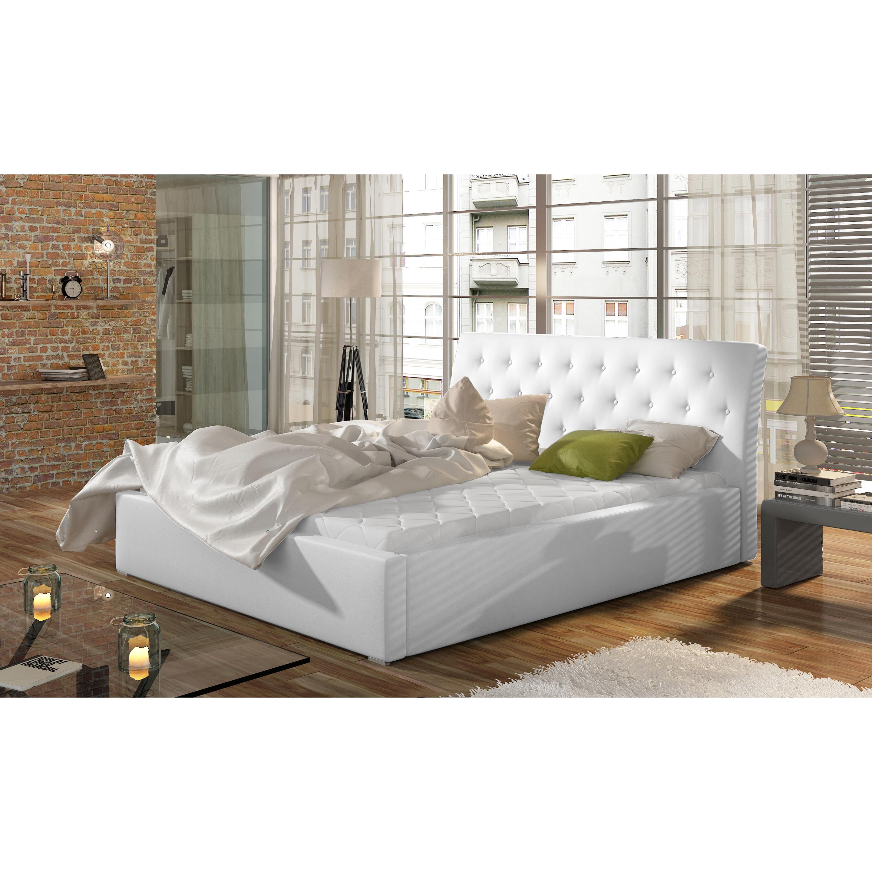 ELTAP, Bett, Milano mit Stauraum (200 x 200 cm)