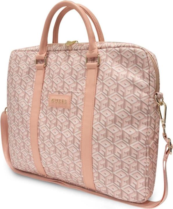 Actual product image Guess PU G Cube Computer Bag 15|16" Pink (16")