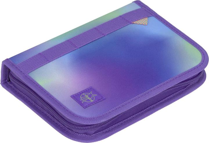 Actual product image Lässig Schulrucksack-Set Boxy, Lila / Grün (21 l)