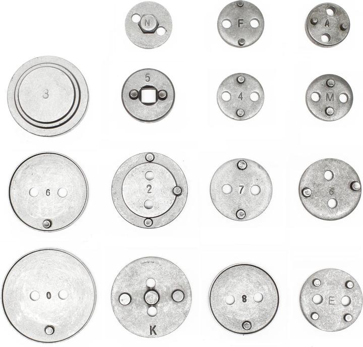 Produktbild Wiltec Universal Druckluft Bremskolben-Rücksteller Set Bremskolbenrückdreher 16 tlg L/R