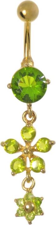 Produktbild Bijouteria Bauchpiercing (Edelstahl, Kristall, PVD Beschichtung)