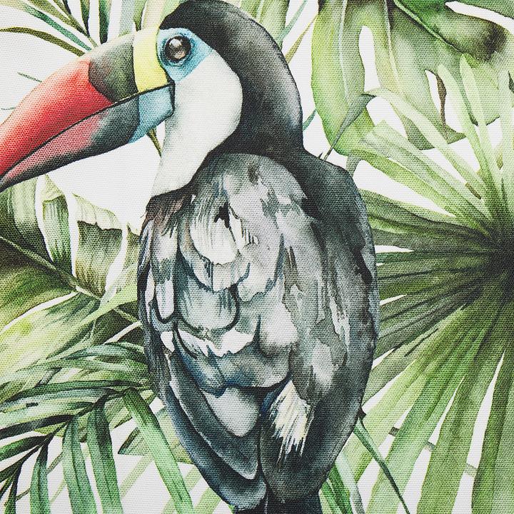 Immagine prodotto Beliani Set di 2 fodere in tessuto per lettini da giardino ANZIO / AVELLINO Motivo tucano multicolore