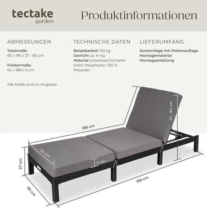 Produktbild tectake Sofia (196 cm)