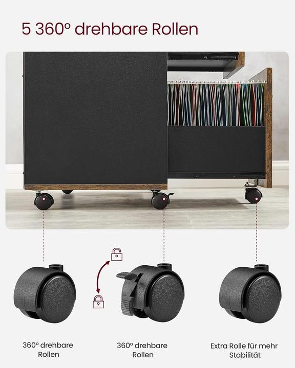 Actual product image Vasagle Rolly (80 x 40 x 66 cm)
