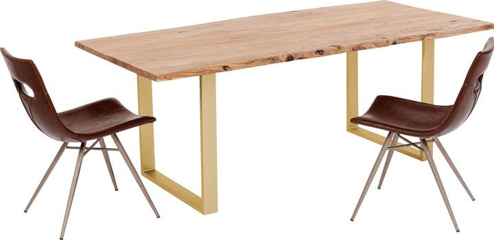 Actual product image Kare Design Table Harmony Brass 160x80cm (160 x 80 x 76 cm)