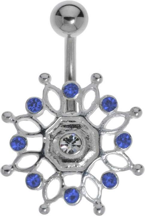Produktbild Bijouteria Bauchpiercing (Edelstahl, Silber 925, Kristall)