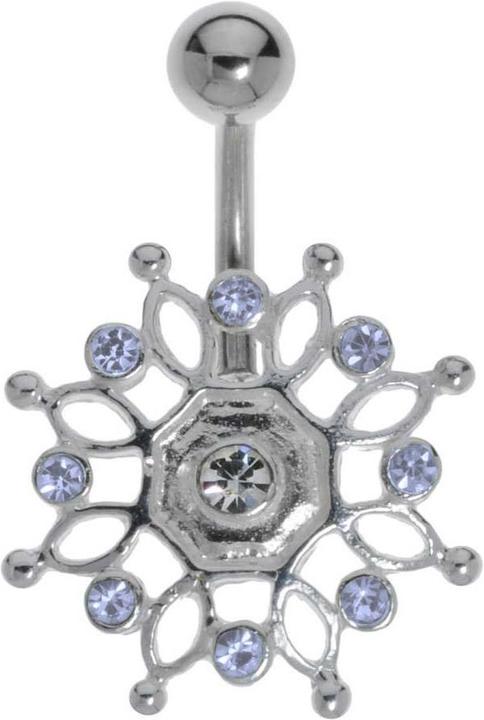 Image du produit Bijouteria Piercing nombril (Acier inoxydable, Argent 925, Cristallin)