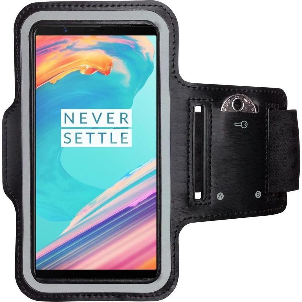 CoverKingz Sportarmband für OnePlus 5T, Smartphone Sportarmband, Schwarz
