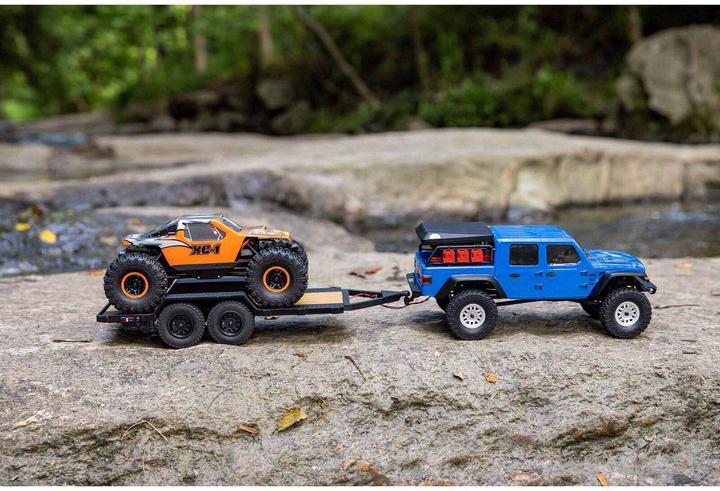 Immagine prodotto Axial Rimorchio pianale a 2 assi 1:24 (RTR pronto all'uso)