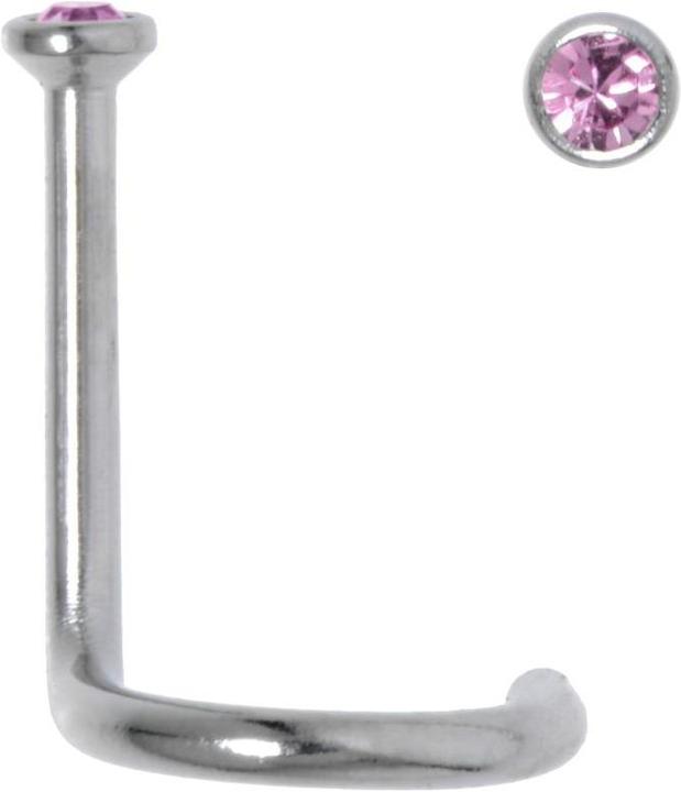 Image du produit Bijouteria Piercing nez (Acier inoxydable, Cristallin)