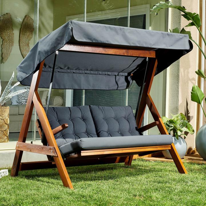 Actual product image Homitis Lyon Garden Triple Swing Chair
