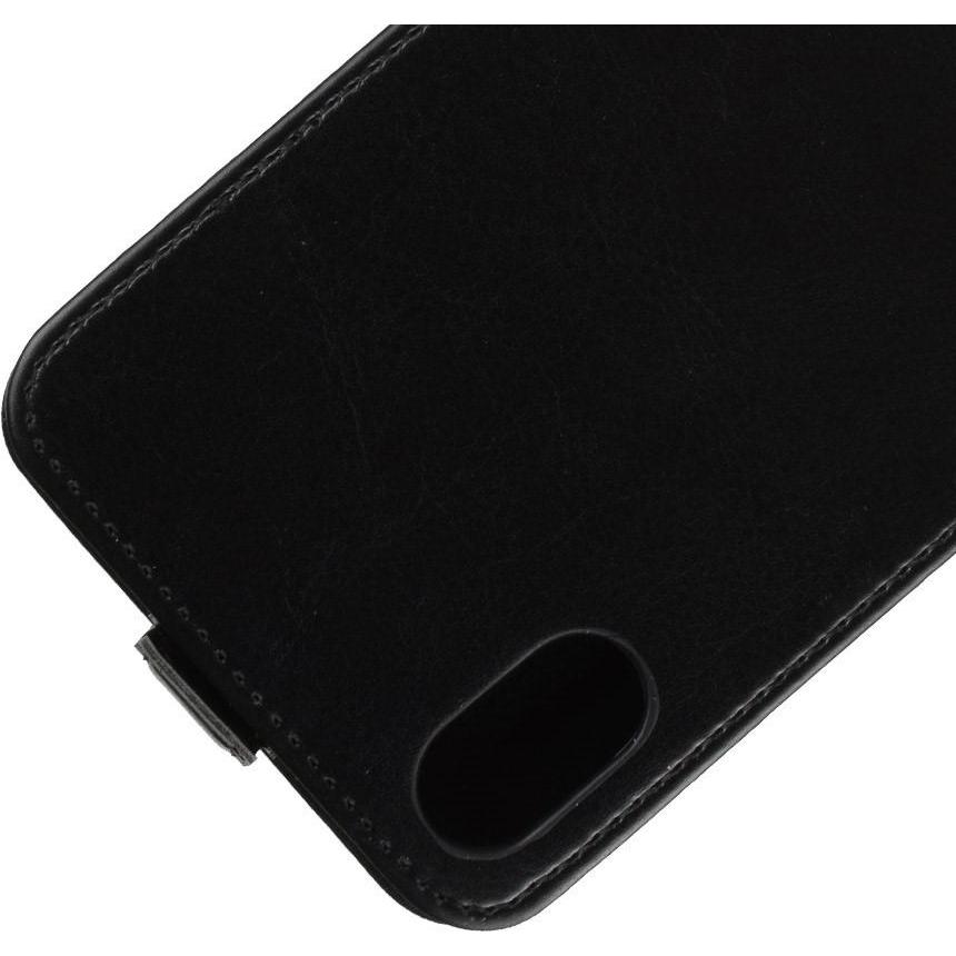 Thumbnail - Cover-Discount Klassisches Leder Flip Case (Apple iPhone XR), Smartphone Hülle, Schwarz