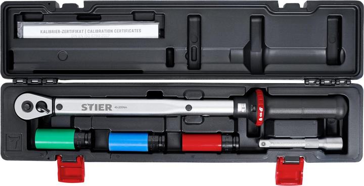 Stier Kit de montage de roue 1/2 pouce 40 - 200 Nm, 5 pièces (1/2", 40 Nm, 200 Nm)