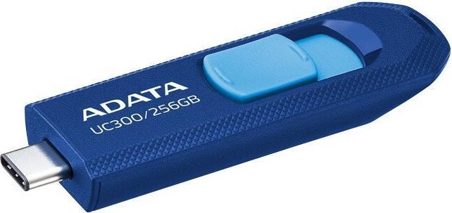 Productafbeelding Adata ACHO-UC300-256G-RNB/BL USB-stick USB Type-C 3.2 Gen 1 (3.1 Gen 1) Blauw (256 GB, USB-C)