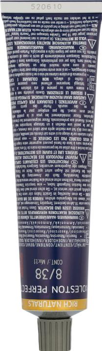 Actual product image Wella Koleston Perfect Me+ (8/38 light blonde gold pearl)