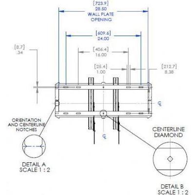 Thumbnail - Chief Wandhalterung RLF2 (Wand, 72", 56.70 kg), TV Wandhalterung, Schwarz