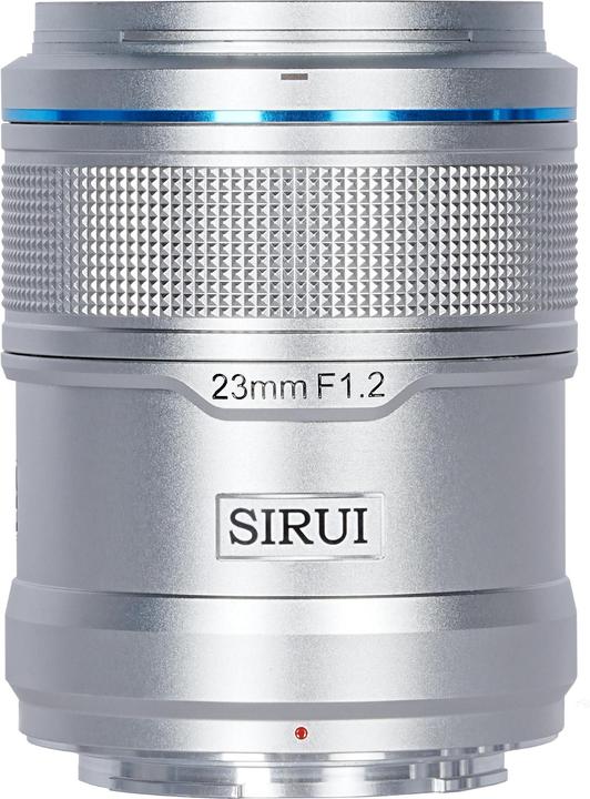 Actual product image Sirui Sniper 23mm F1.2 APSC Auto-Focus Lens (Fuji-X Mount, Silver) (Fujifilm X, APS-C / DX)