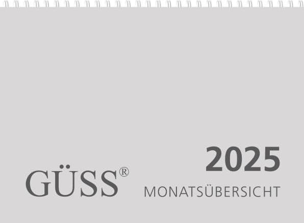 Immagine prodotto Güss Calendario da parete A4 orizzontale 1M 2S
