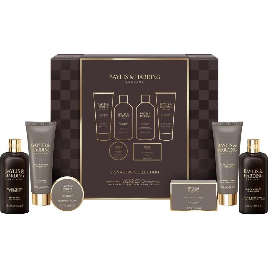 Baylis & Harding Körperpflege-Geschenkset Schwarzer Pfeffer Ginseng 6 Stück (Körperpflegeset) (51896926)