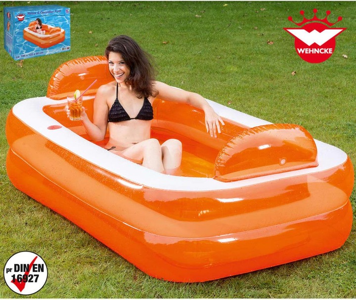 Actual product image Wehncke Happy People Relax & Enjoy Pool 195x122x50 cm