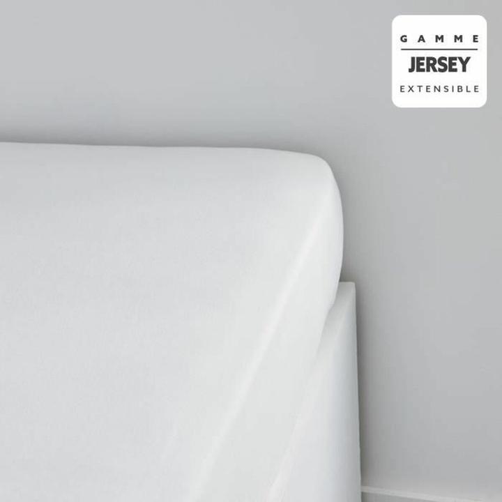 Actual product image Today FITTED SHEET JERS 140X190+25 WHITE (140 x 190 cm)