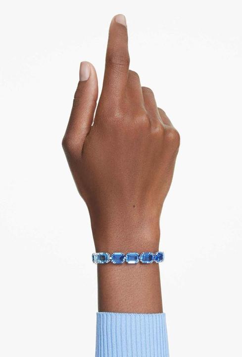 Produktbild Swarovski Millenia Armband Oktagon Schliff Farbverlauf Blau (18 cm, Swarovski Metall)