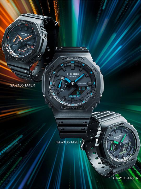 Produktbild G-Shock GA-2100-1A2ER (Chronograph, 45 mm)