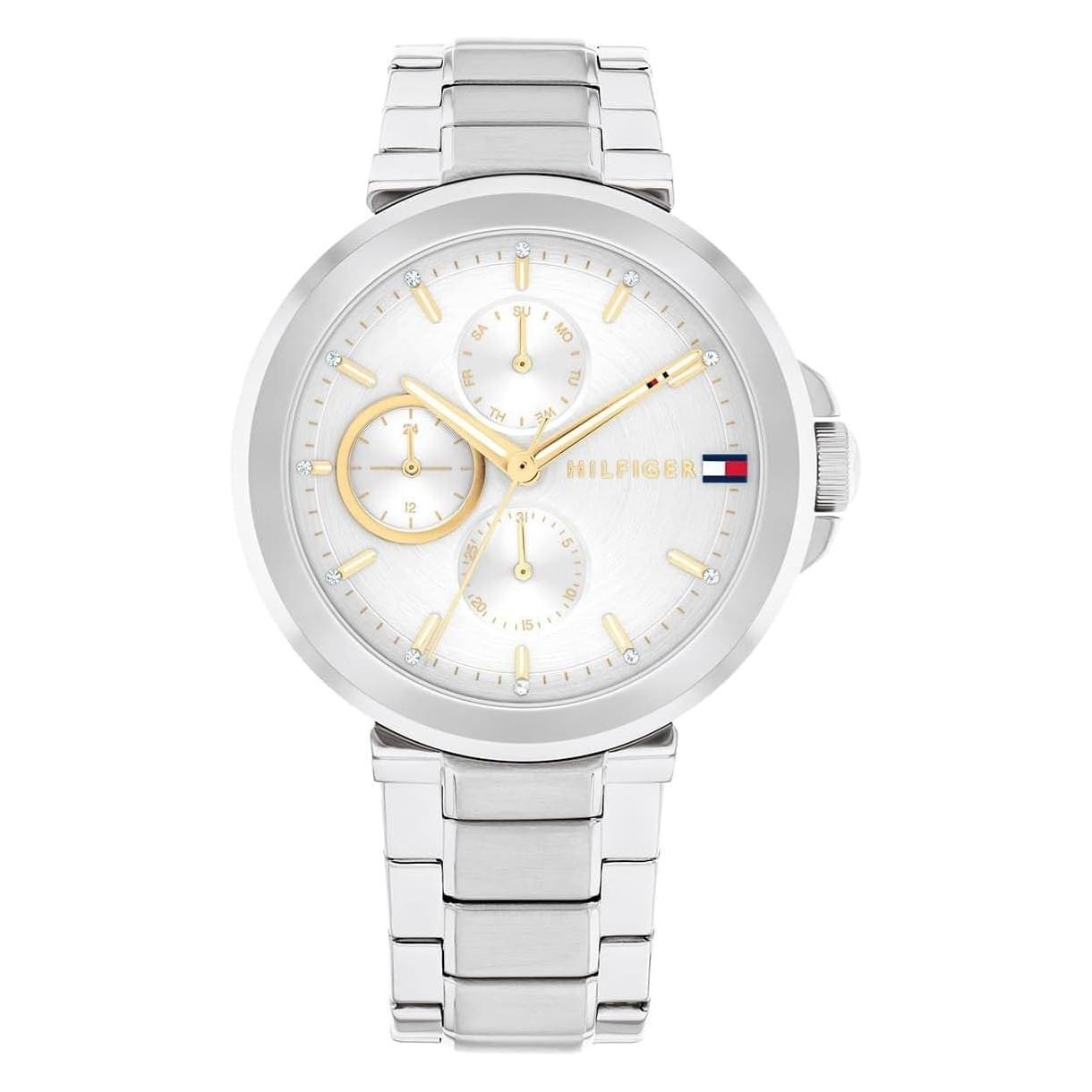 Tommy Hilfiger, Armbanduhr, - Lori 1782753, Silber, (Analoguhr, 38 mm)