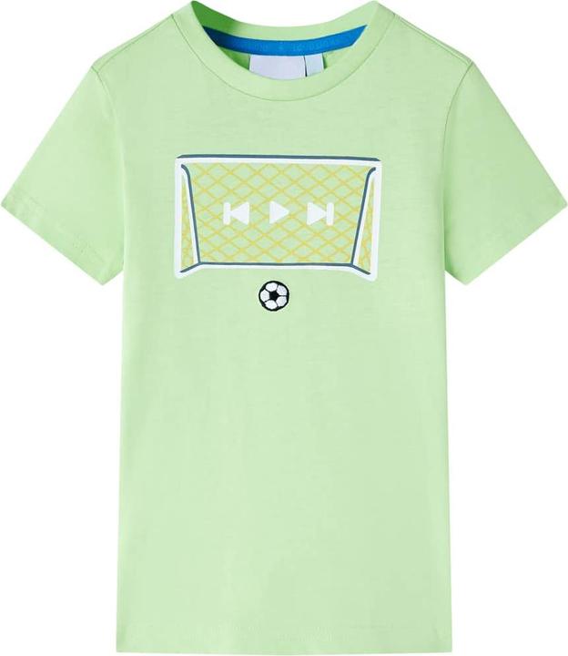 Immagine prodotto vidaXL Maglietta da bambino verde lime 116,Materiale: 100 % cotone, colore (116)