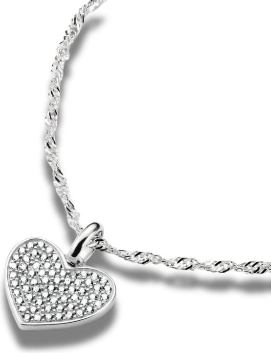 Image du produit Thomas Sabo Charm-Anhänger Pavé Herz Connect Silber (Argent Sterling)