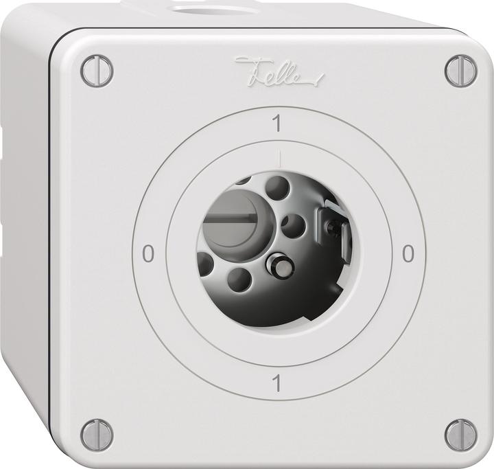 Image du produit Feller Interrupteur 0-1/1pol.o.cyl.blanc