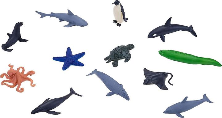 Productafbeelding Mojo Sealife mini zeedieren speelset, 12 stuks - 380056