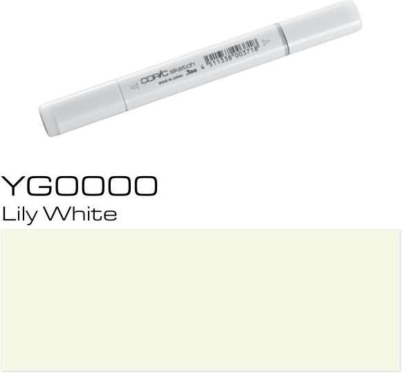 Image du produit Copic Sketch type YG - 0000 (YG0000 - Lily White, 1 x)
