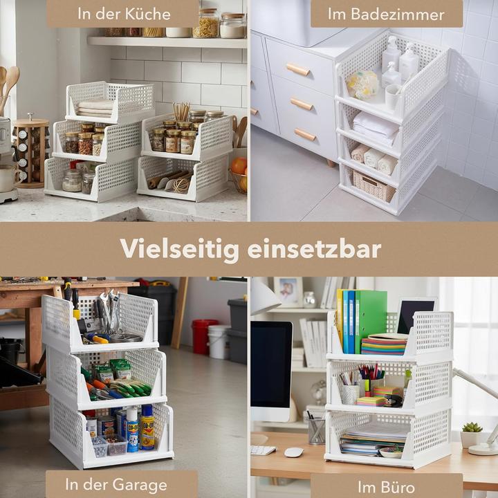 Produktbild Ally Maison 3er Set Faltbare Schrank-Organizer (3x)