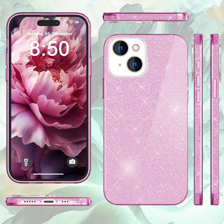 Produktbild Nalia Glitzer Hülle (Apple iPhone 15)
