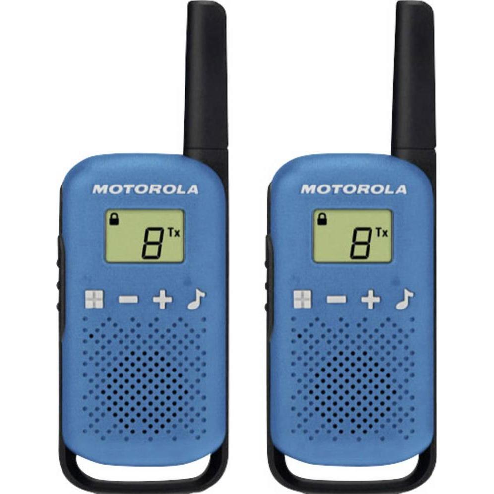 Thumbnail - Motorola PMR T42 (4 km), Walkie-Talkie, Blau, Schwarz