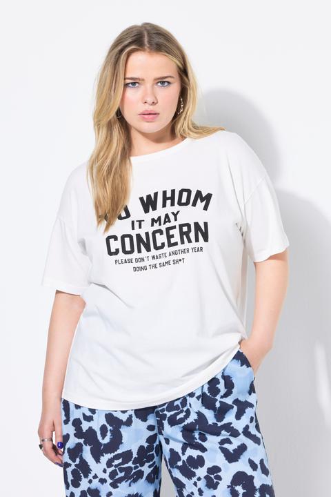 Actual product image Studio Untold T-Shirt, oversized, Schrift mit Glittersteinchen (54)